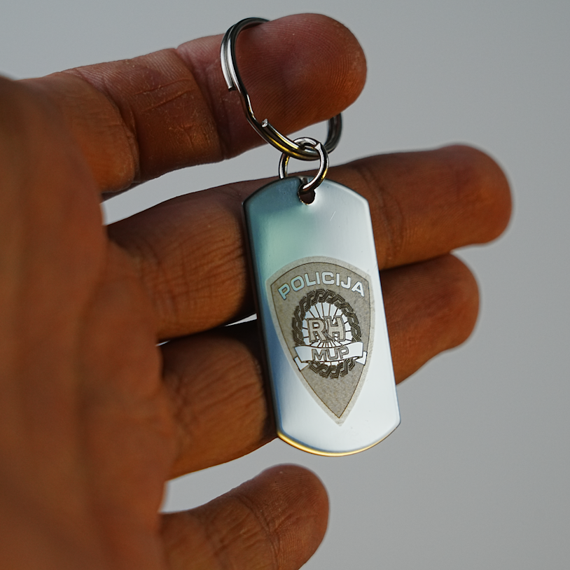 Čelični privjesak obostrano